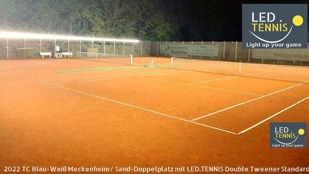 LED.TENNIS Doppelplatzbeleuchtung TC BW Meckenheim